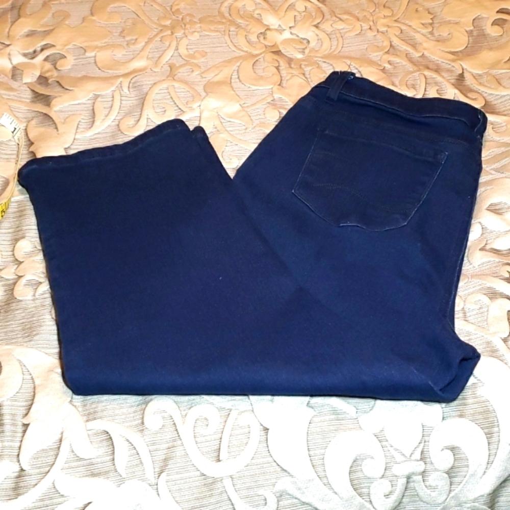 One republic stretch capri jeans dark wash